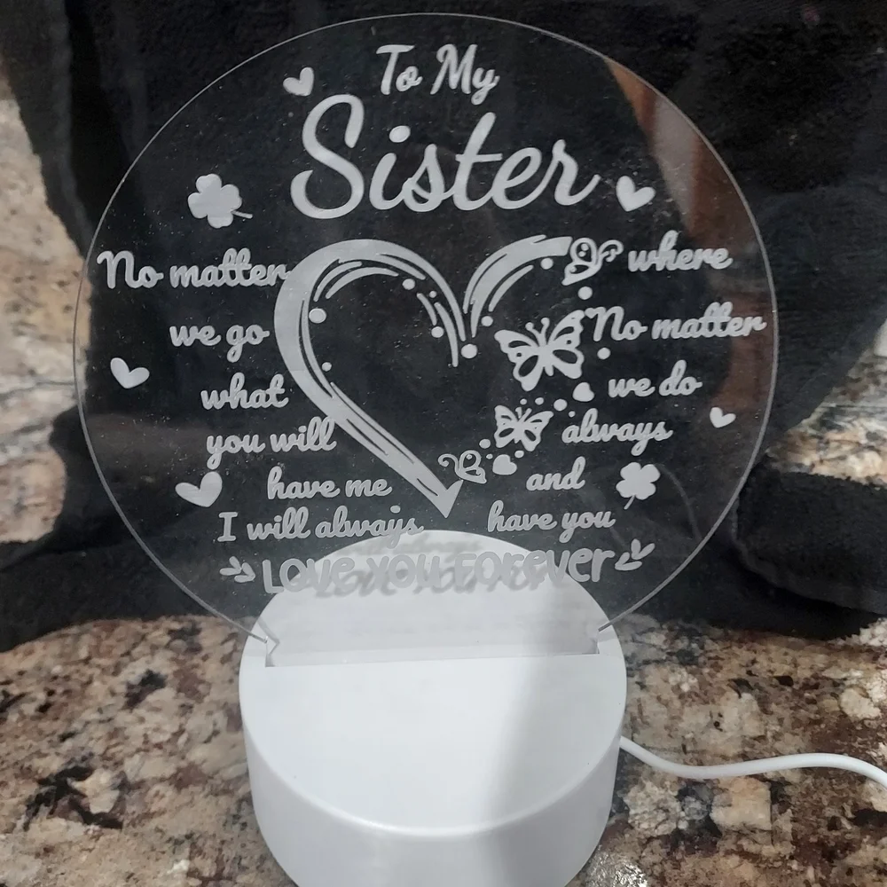 Source Unknown LED Heart Plaque - White